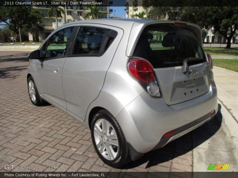 Silver Ice / Dark Pewter/Silver 2013 Chevrolet Spark LT