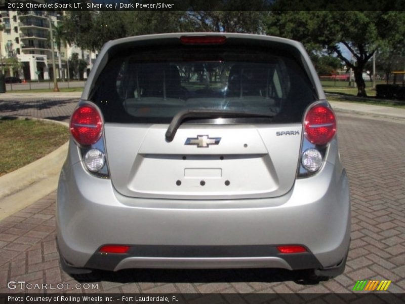 Silver Ice / Dark Pewter/Silver 2013 Chevrolet Spark LT