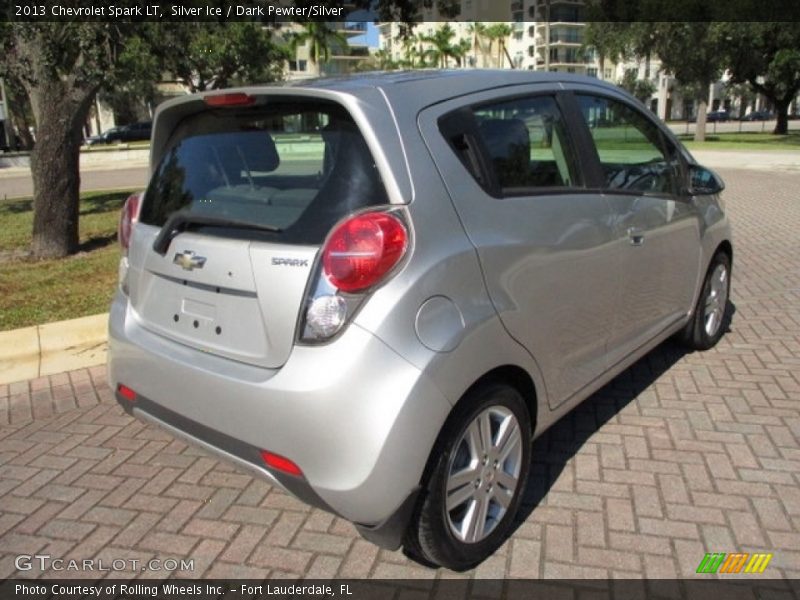 Silver Ice / Dark Pewter/Silver 2013 Chevrolet Spark LT