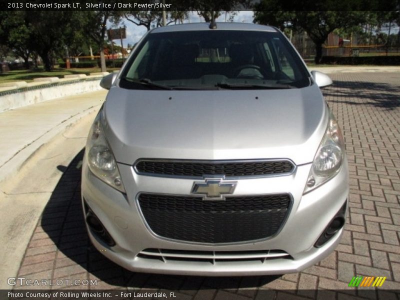 Silver Ice / Dark Pewter/Silver 2013 Chevrolet Spark LT