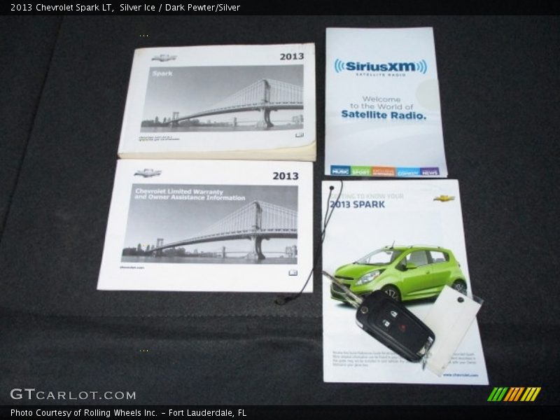 Silver Ice / Dark Pewter/Silver 2013 Chevrolet Spark LT