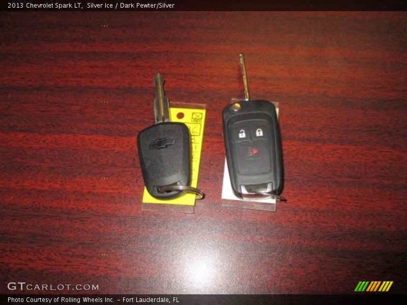 Silver Ice / Dark Pewter/Silver 2013 Chevrolet Spark LT