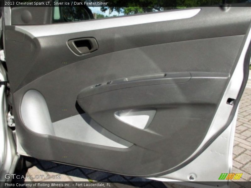 Silver Ice / Dark Pewter/Silver 2013 Chevrolet Spark LT