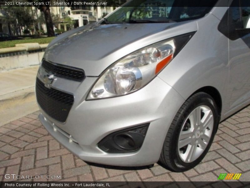 Silver Ice / Dark Pewter/Silver 2013 Chevrolet Spark LT