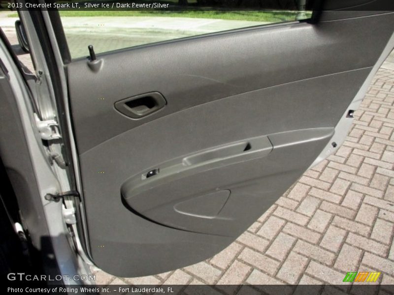 Silver Ice / Dark Pewter/Silver 2013 Chevrolet Spark LT