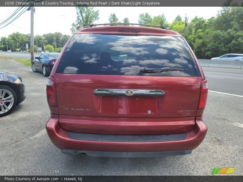 Inferno Red Pearl / Dark Khaki/Light Graystone 2006 Chrysler Town & Country Touring