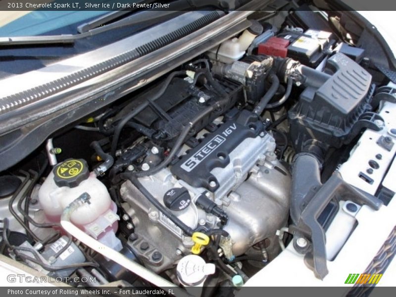 Silver Ice / Dark Pewter/Silver 2013 Chevrolet Spark LT
