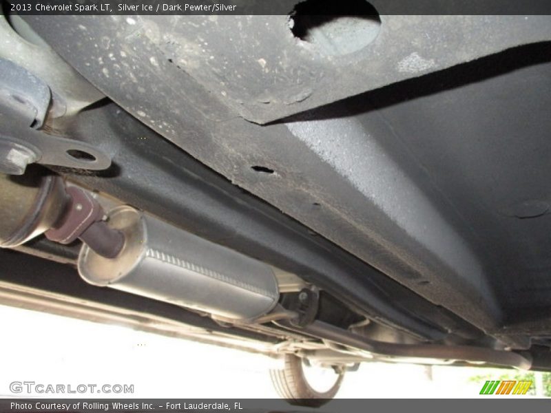 Silver Ice / Dark Pewter/Silver 2013 Chevrolet Spark LT