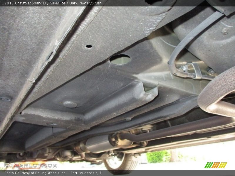 Silver Ice / Dark Pewter/Silver 2013 Chevrolet Spark LT