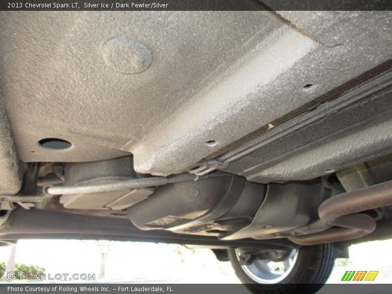 Silver Ice / Dark Pewter/Silver 2013 Chevrolet Spark LT