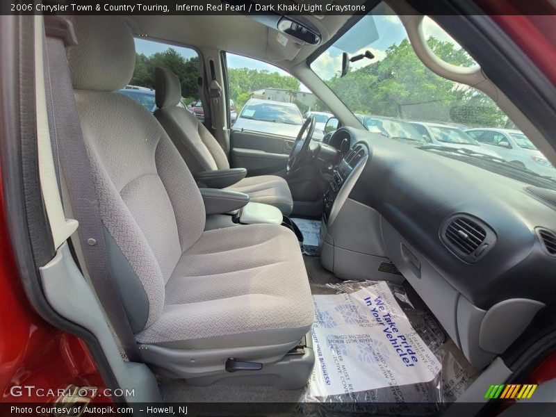 Inferno Red Pearl / Dark Khaki/Light Graystone 2006 Chrysler Town & Country Touring