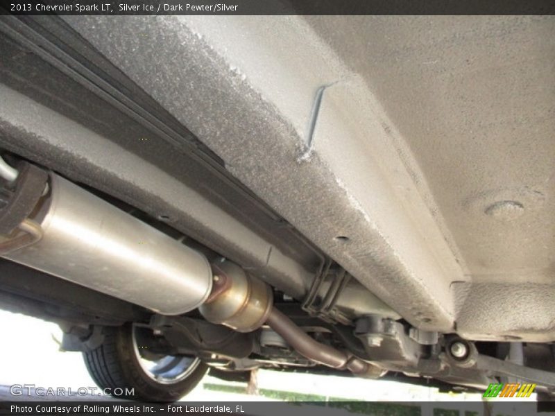 Silver Ice / Dark Pewter/Silver 2013 Chevrolet Spark LT