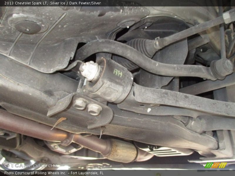 Silver Ice / Dark Pewter/Silver 2013 Chevrolet Spark LT