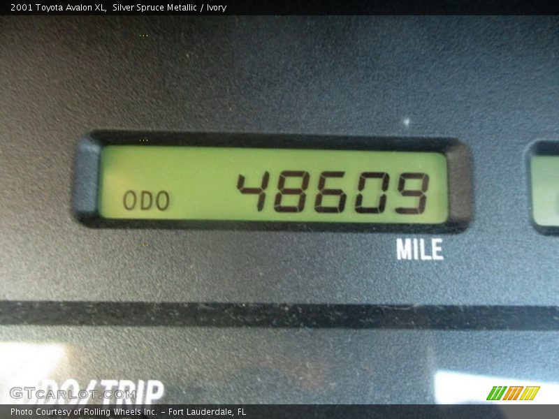 Silver Spruce Metallic / Ivory 2001 Toyota Avalon XL