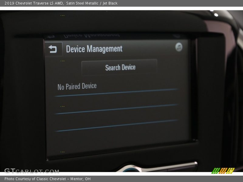 Satin Steel Metallic / Jet Black 2019 Chevrolet Traverse LS AWD