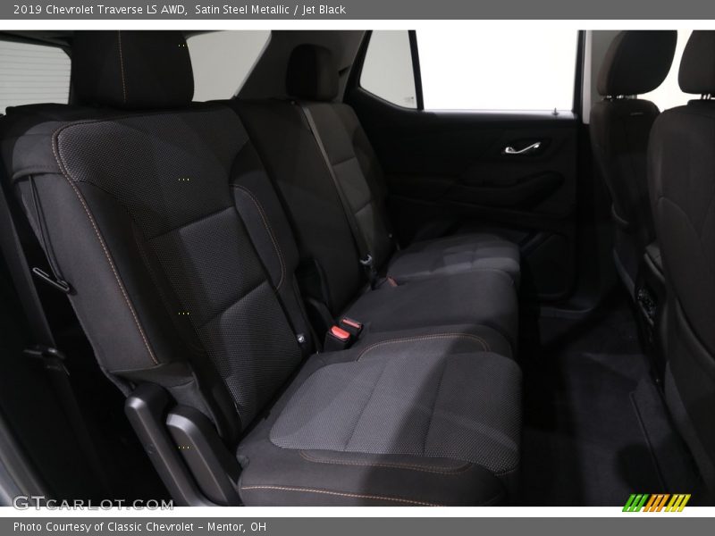 Satin Steel Metallic / Jet Black 2019 Chevrolet Traverse LS AWD