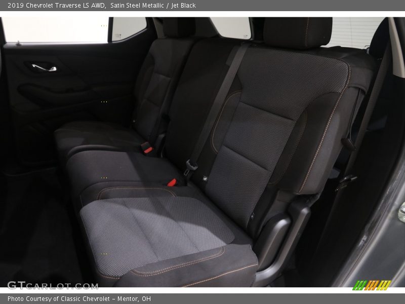 Satin Steel Metallic / Jet Black 2019 Chevrolet Traverse LS AWD