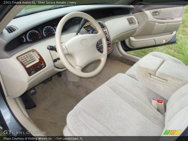 Silver Spruce Metallic / Ivory 2001 Toyota Avalon XL