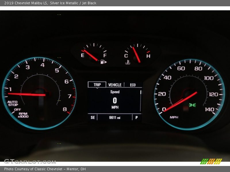 Silver Ice Metallic / Jet Black 2019 Chevrolet Malibu LS