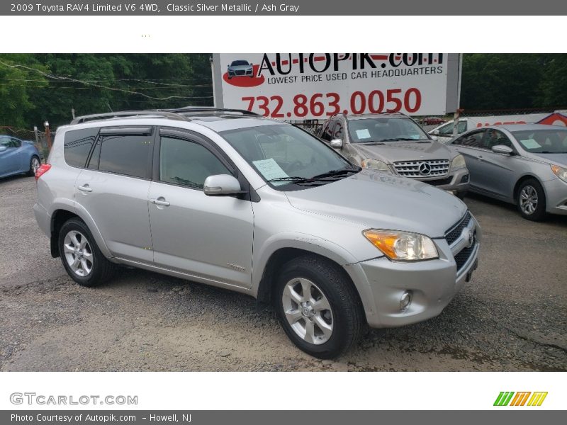 Classic Silver Metallic / Ash Gray 2009 Toyota RAV4 Limited V6 4WD
