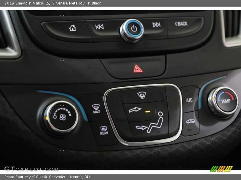 Silver Ice Metallic / Jet Black 2019 Chevrolet Malibu LS