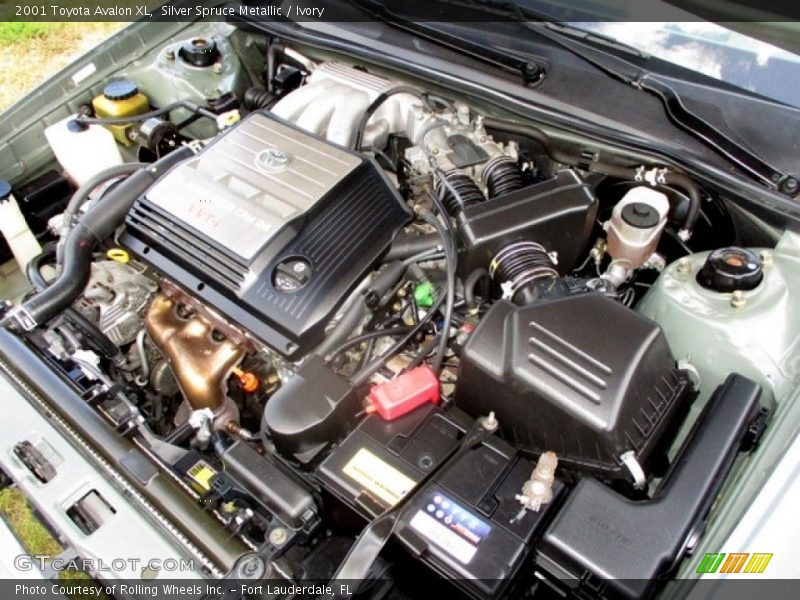 Silver Spruce Metallic / Ivory 2001 Toyota Avalon XL