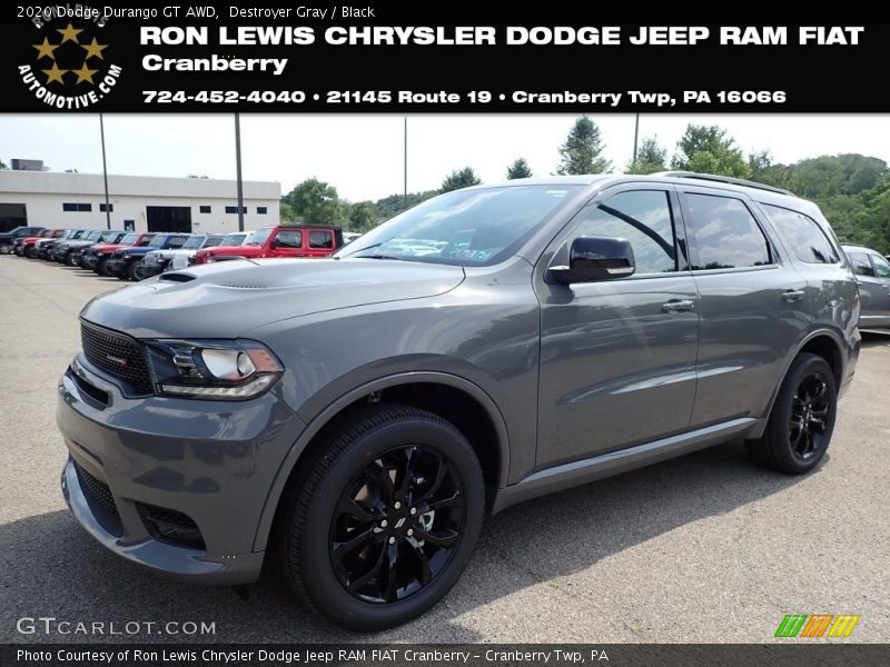 Destroyer Gray / Black 2020 Dodge Durango GT AWD