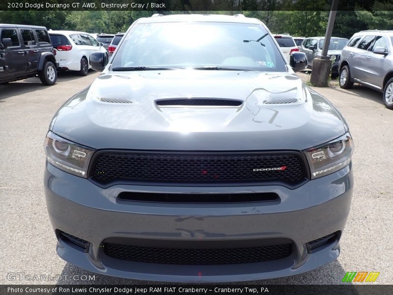Destroyer Gray / Black 2020 Dodge Durango GT AWD