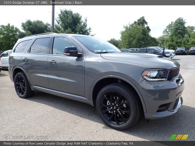 Destroyer Gray / Black 2020 Dodge Durango GT AWD
