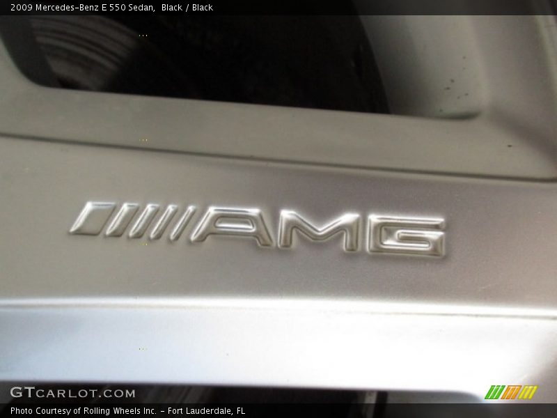 Black / Black 2009 Mercedes-Benz E 550 Sedan