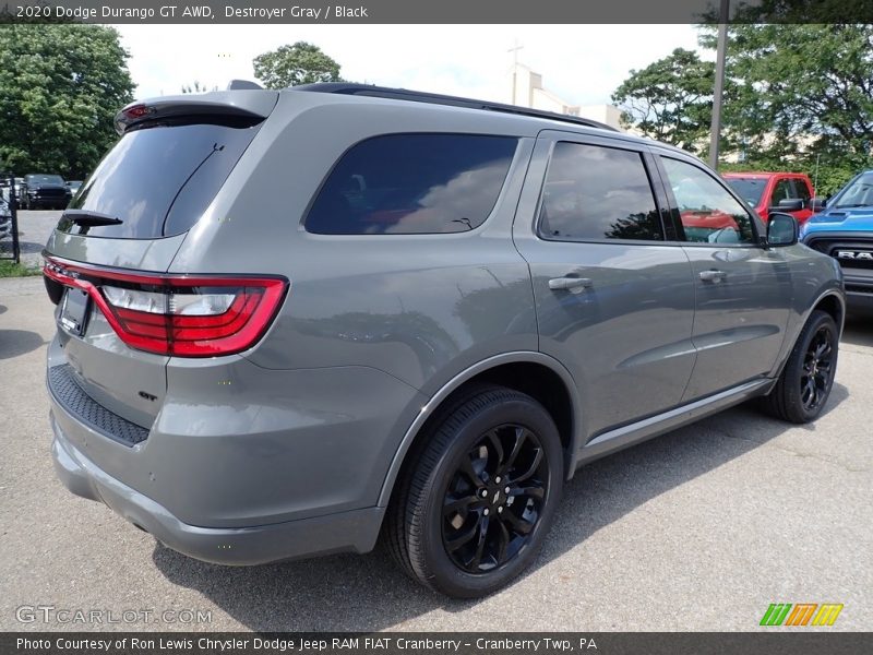 Destroyer Gray / Black 2020 Dodge Durango GT AWD
