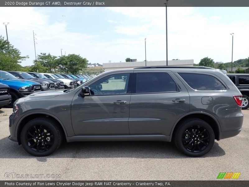 Destroyer Gray / Black 2020 Dodge Durango GT AWD