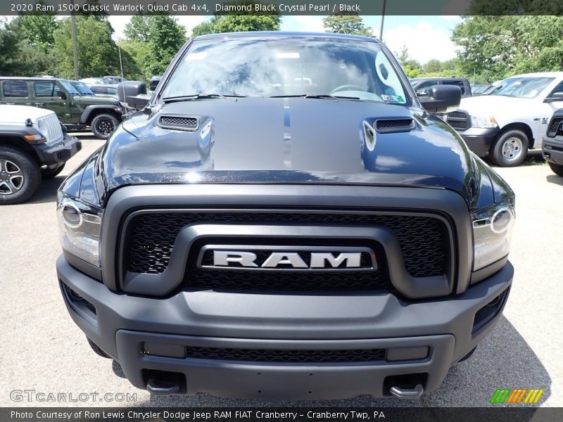 Diamond Black Crystal Pearl / Black 2020 Ram 1500 Classic Warlock Quad Cab 4x4