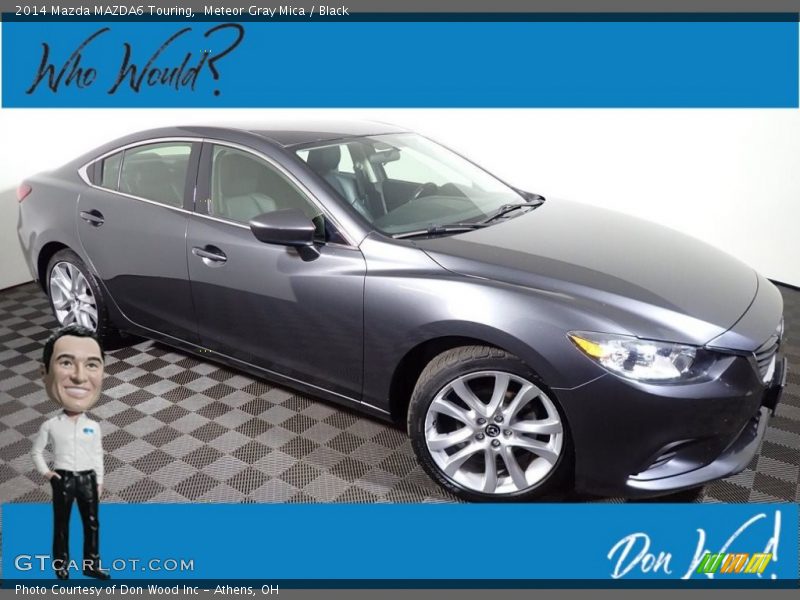 Meteor Gray Mica / Black 2014 Mazda MAZDA6 Touring