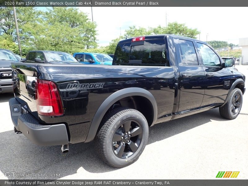Diamond Black Crystal Pearl / Black 2020 Ram 1500 Classic Warlock Quad Cab 4x4