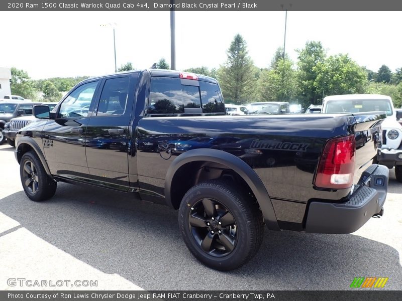 Diamond Black Crystal Pearl / Black 2020 Ram 1500 Classic Warlock Quad Cab 4x4