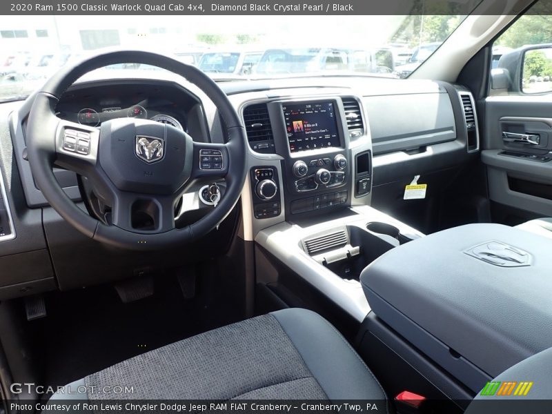 Diamond Black Crystal Pearl / Black 2020 Ram 1500 Classic Warlock Quad Cab 4x4