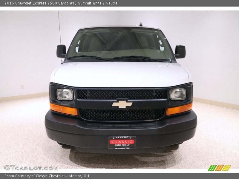 Summit White / Neutral 2016 Chevrolet Express 2500 Cargo WT