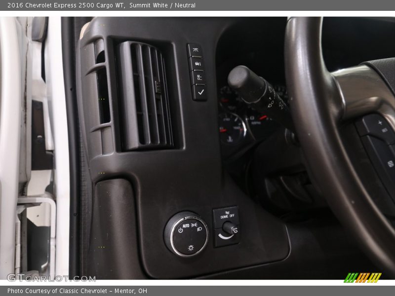 Summit White / Neutral 2016 Chevrolet Express 2500 Cargo WT