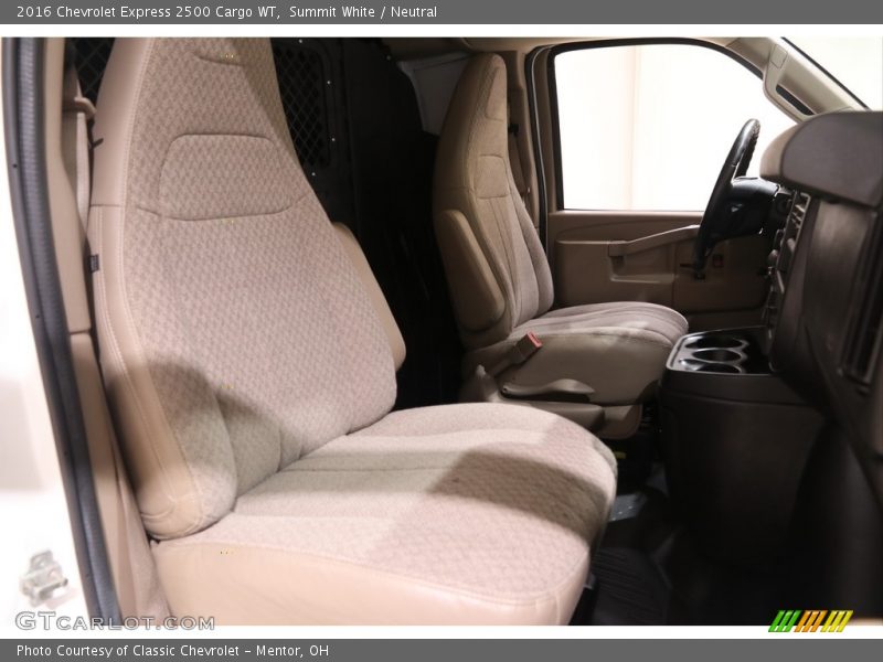 Front Seat of 2016 Express 2500 Cargo WT