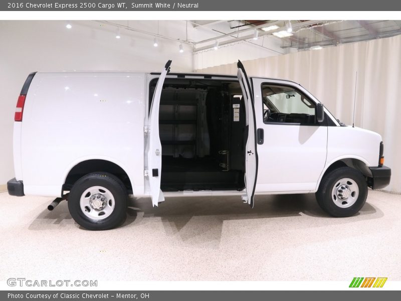 Summit White / Neutral 2016 Chevrolet Express 2500 Cargo WT