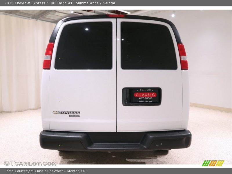 Summit White / Neutral 2016 Chevrolet Express 2500 Cargo WT