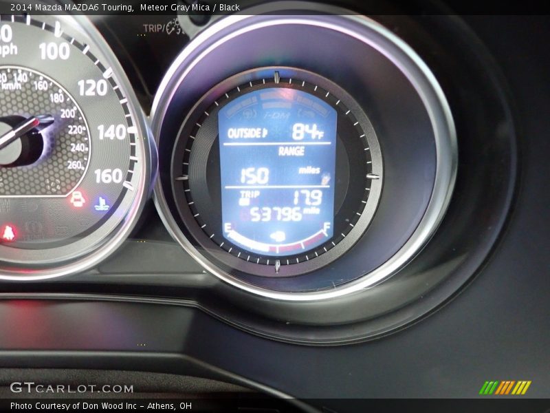 Meteor Gray Mica / Black 2014 Mazda MAZDA6 Touring