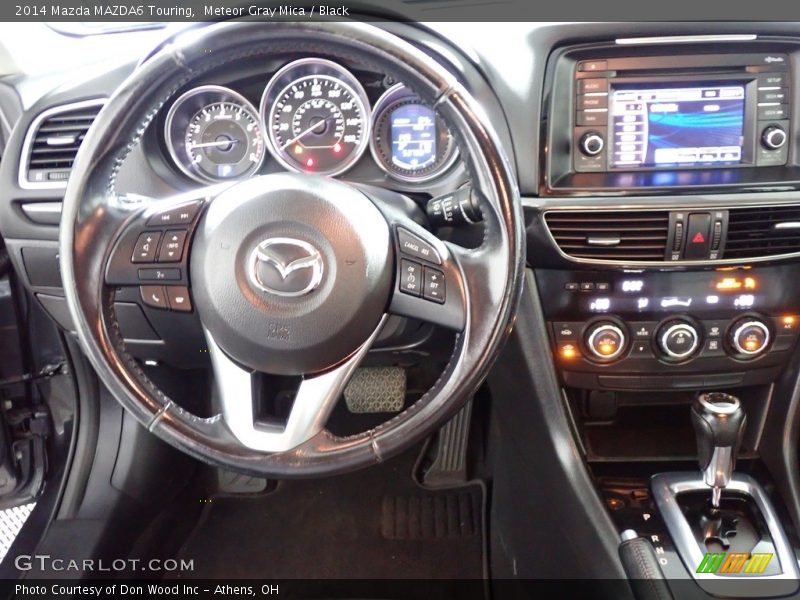 Meteor Gray Mica / Black 2014 Mazda MAZDA6 Touring