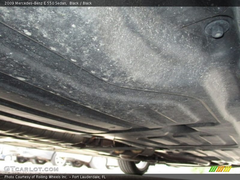 Black / Black 2009 Mercedes-Benz E 550 Sedan