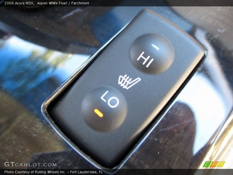 Aspen White Pearl / Parchment 2009 Acura MDX