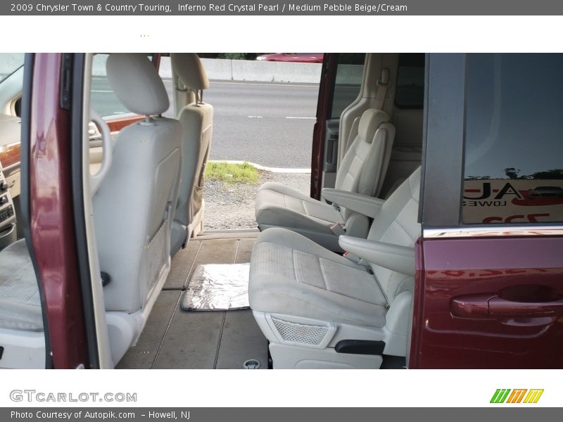 Inferno Red Crystal Pearl / Medium Pebble Beige/Cream 2009 Chrysler Town & Country Touring