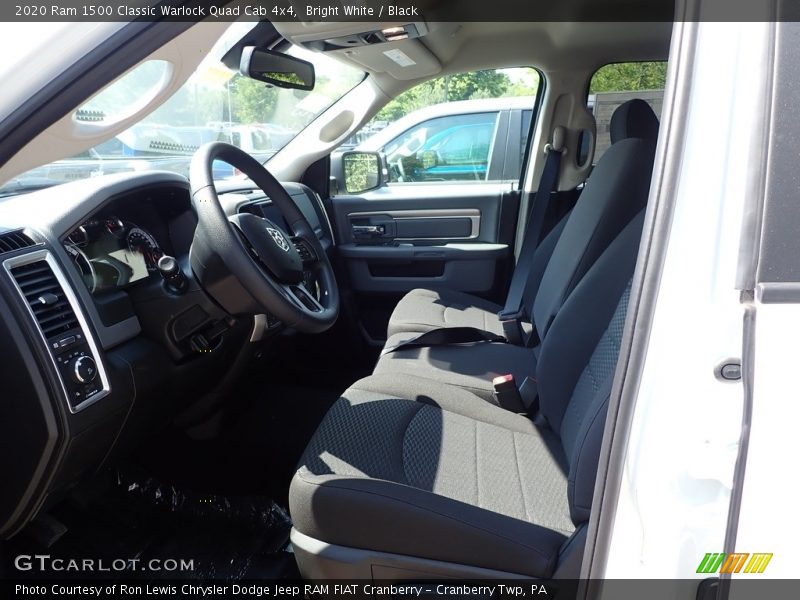 Bright White / Black 2020 Ram 1500 Classic Warlock Quad Cab 4x4