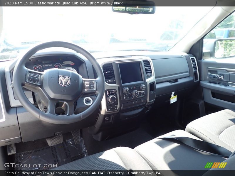 Bright White / Black 2020 Ram 1500 Classic Warlock Quad Cab 4x4