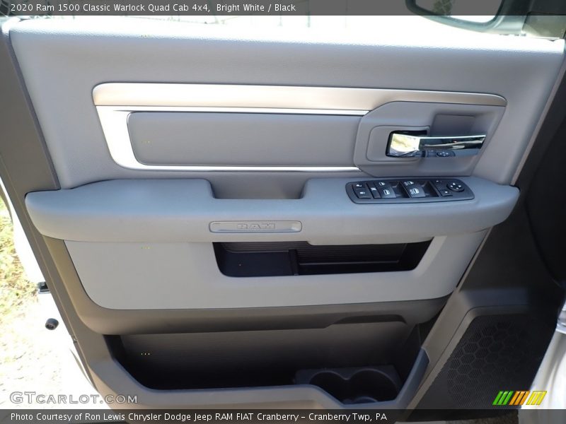 Bright White / Black 2020 Ram 1500 Classic Warlock Quad Cab 4x4